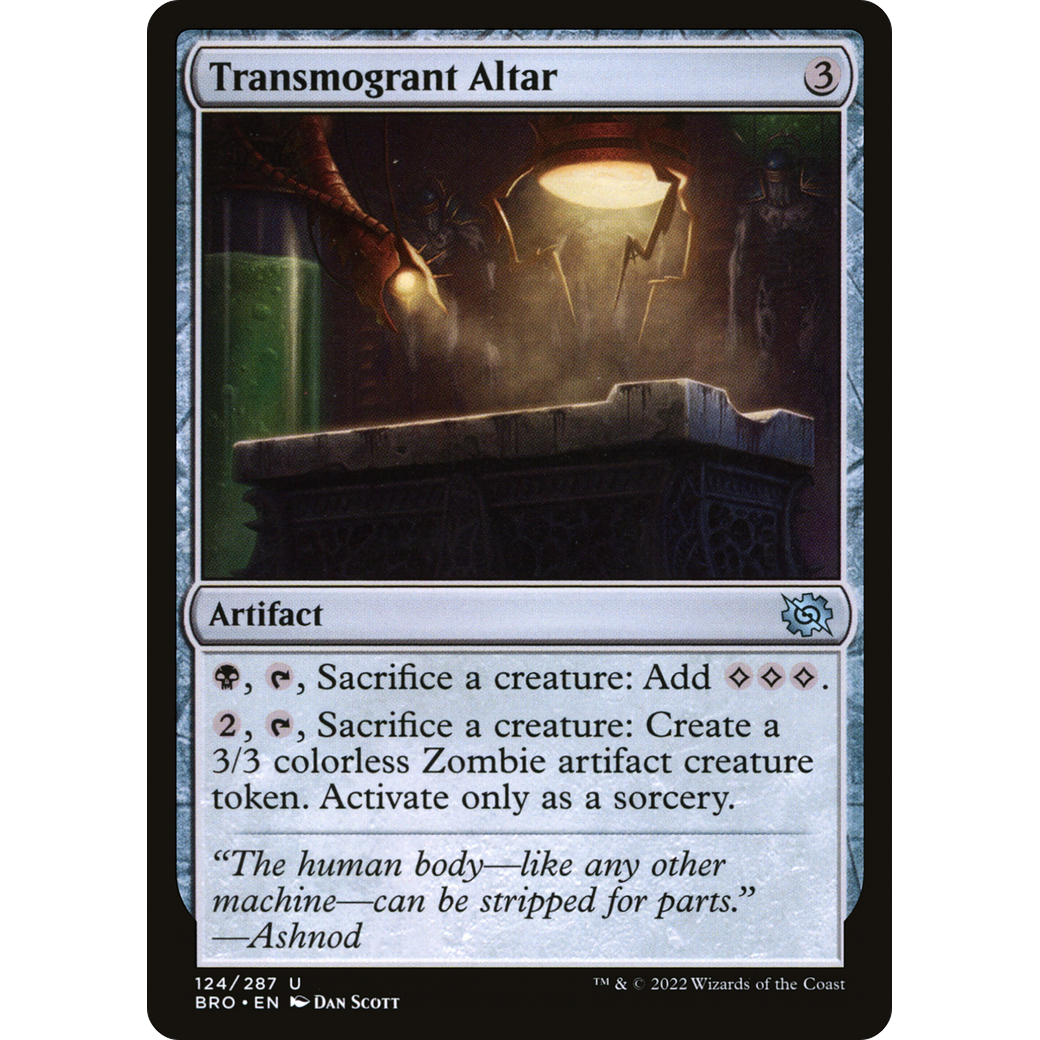 Transmogrant Altar (BRO-124) - The Brothers' War