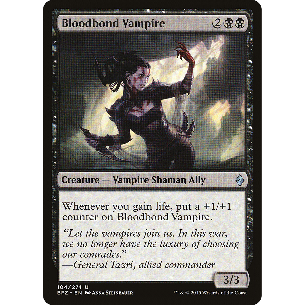 Bloodbond Vampire (BFZ-104) - Battle for Zendikar