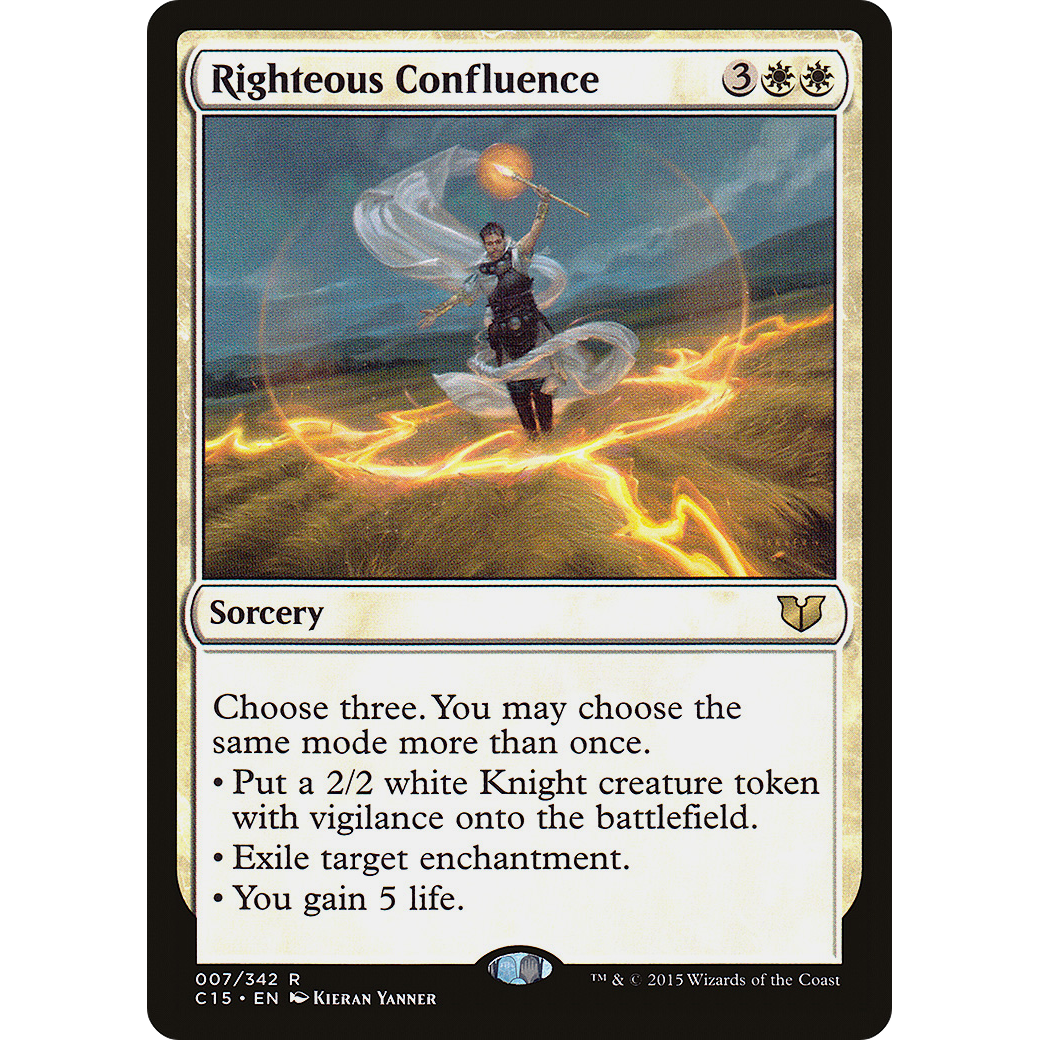 Righteous Confluence (C15-007) - Commander 2015