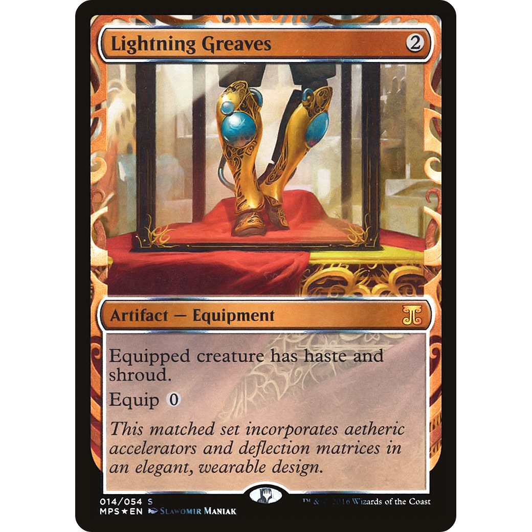 Lightning Greaves (MPS-014) - Kaladesh Inventions Foil