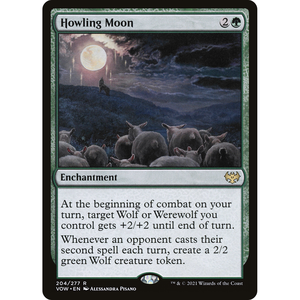 Howling Moon (VOW-204) - Innistrad: Crimson Vow Foil