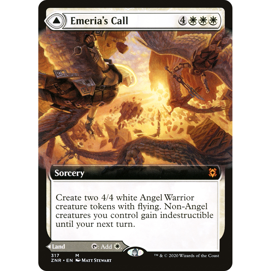 Emeria's Call (Extended Art) (ZNR-317) - Zendikar Rising: (Extended Art)