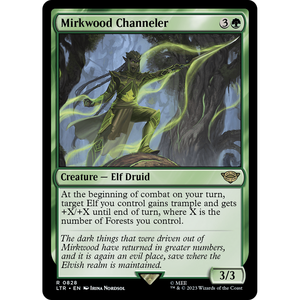 Mirkwood Channeler (LTR-828) - The Lord of the Rings: Tales of Middle-earth