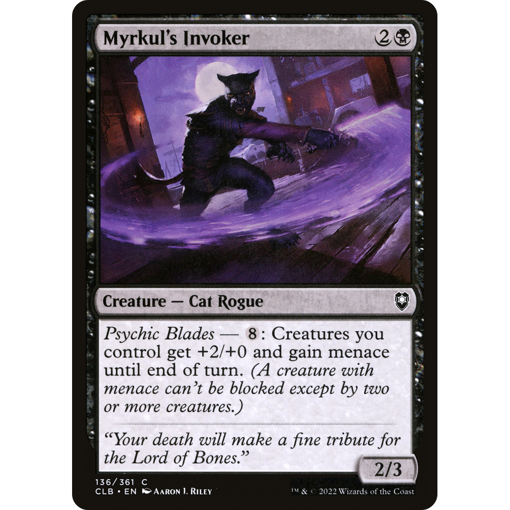 Myrkul's Invoker (CLB-136) - Commander Legends: Battle for Baldur's Gate Foil