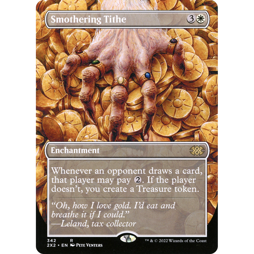 Smothering Tithe (Borderless) (2X2-342) - Double Masters 2022 (Borderless)