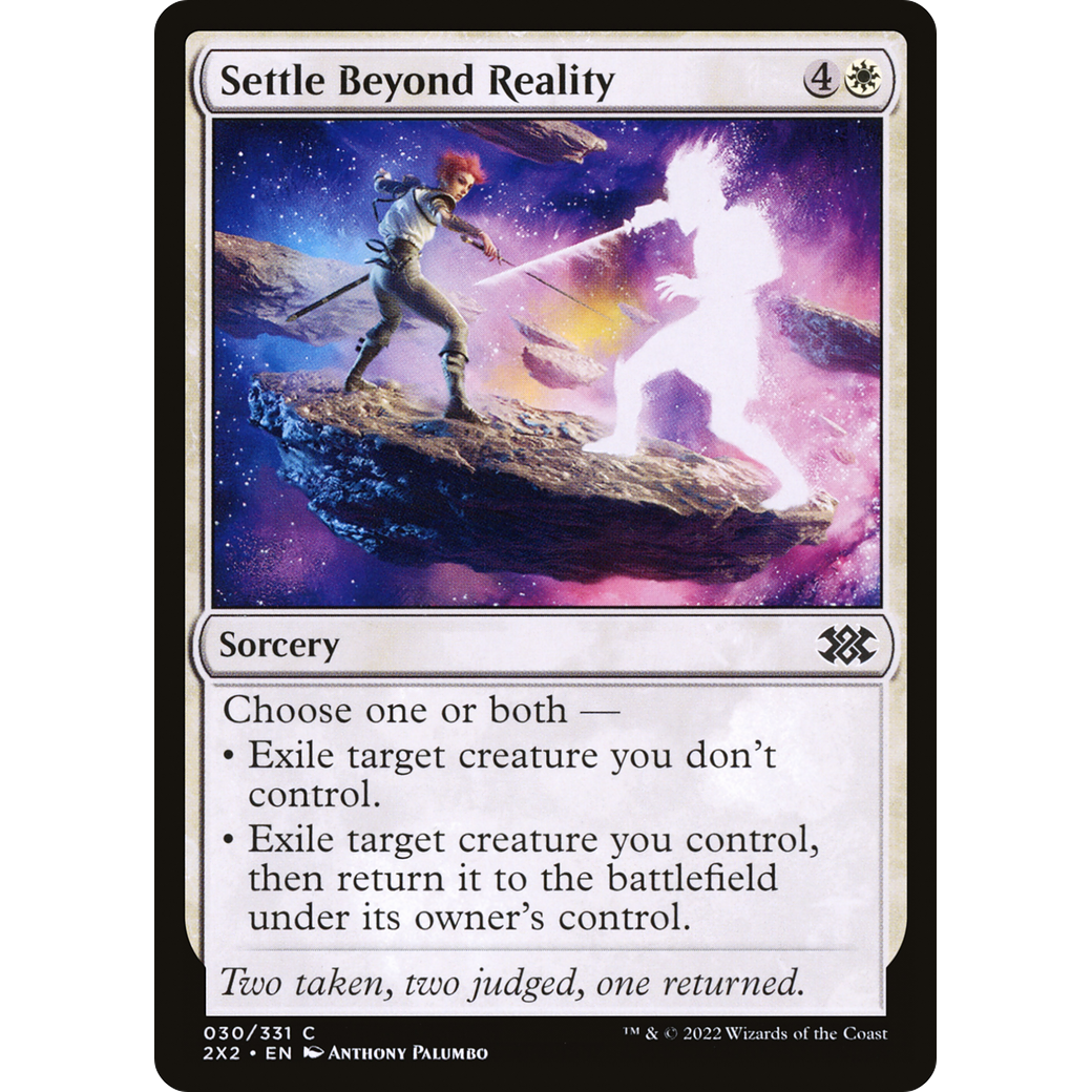Settle Beyond Reality (2X2-030) - Double Masters 2022