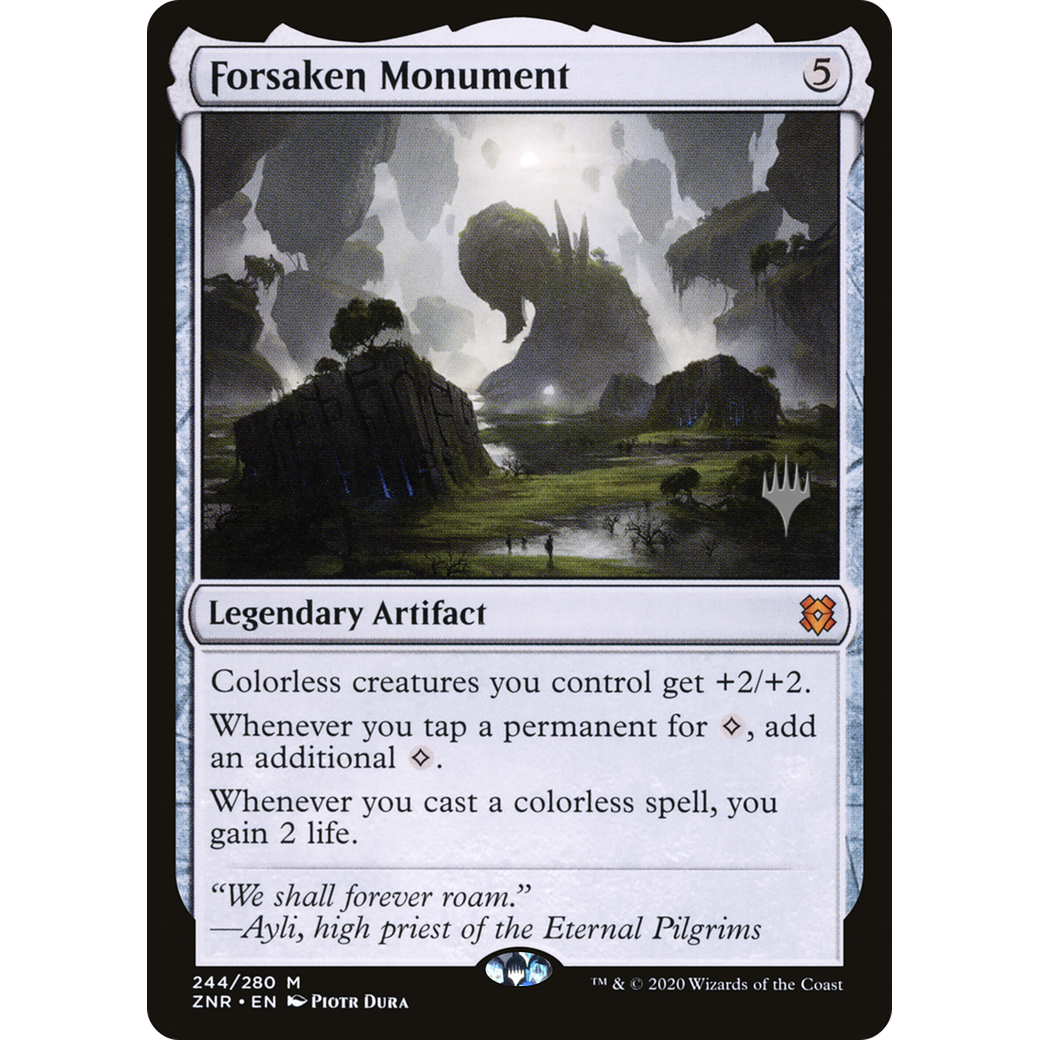 Forsaken Monument (PPZNR-244) - Zendikar Rising Promos