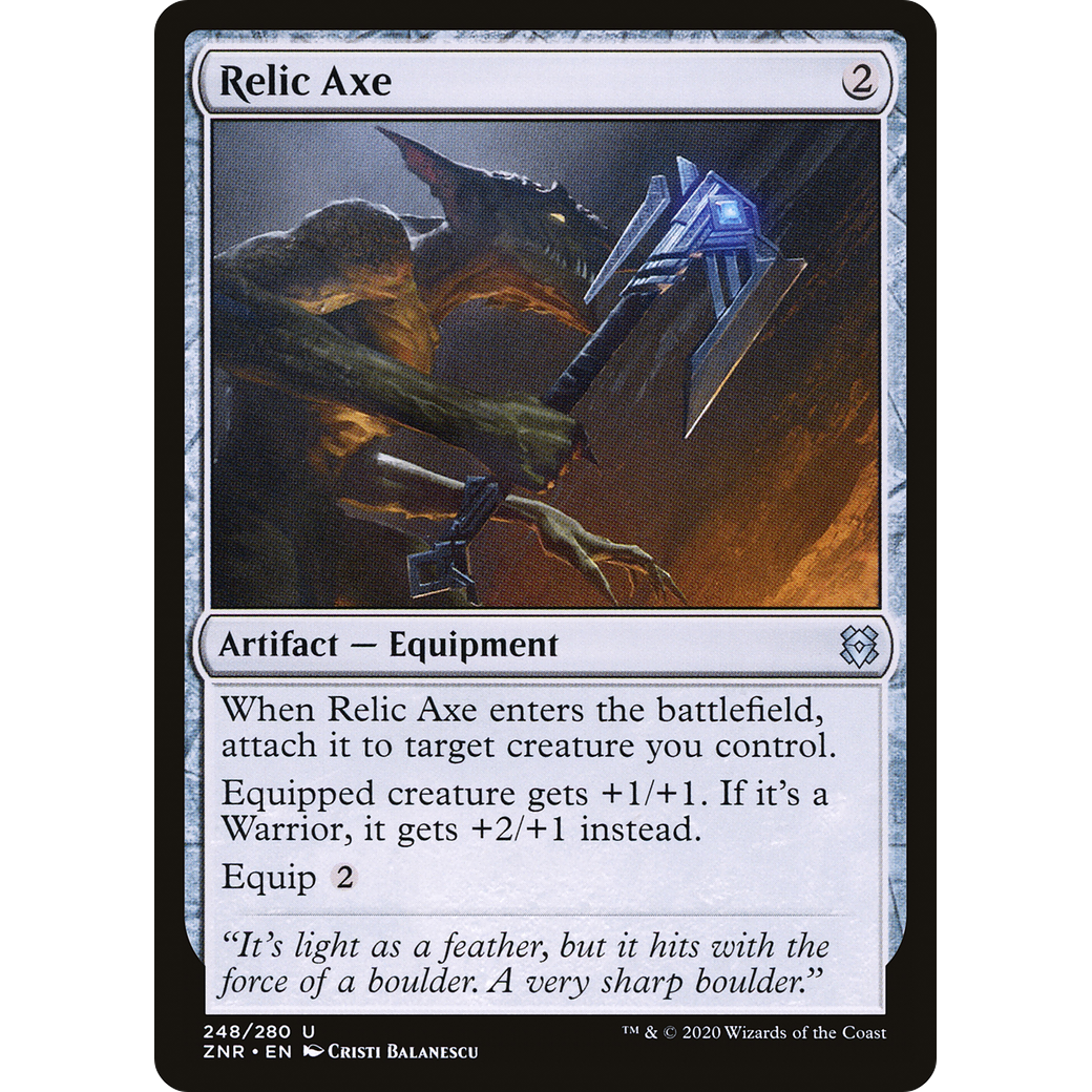 Relic Axe (ZNR-248) - Zendikar Rising Foil