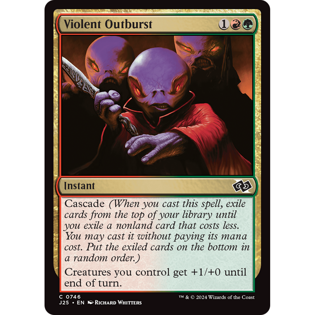 Violent Outburst (J25-746) - Foundations Jumpstart