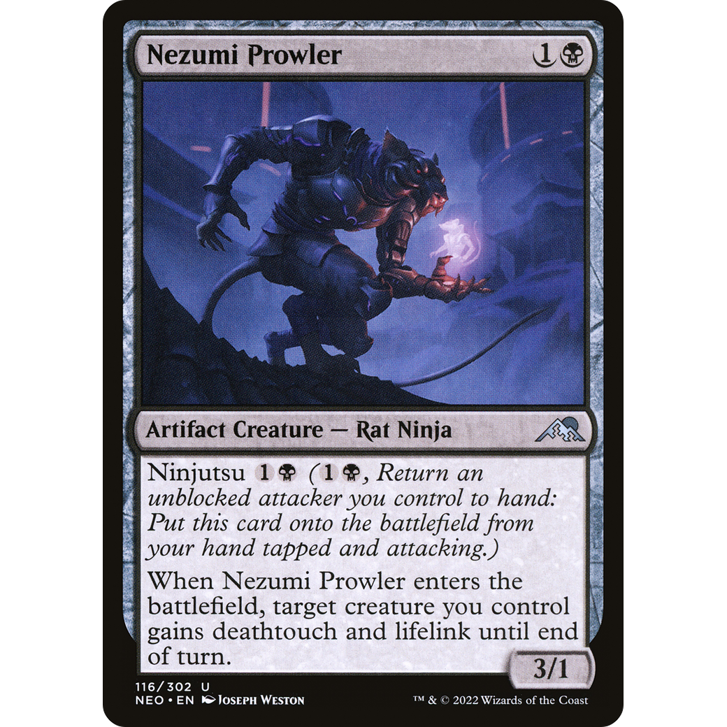 Nezumi Prowler (NEO-116) - Kamigawa: Neon Dynasty Foil