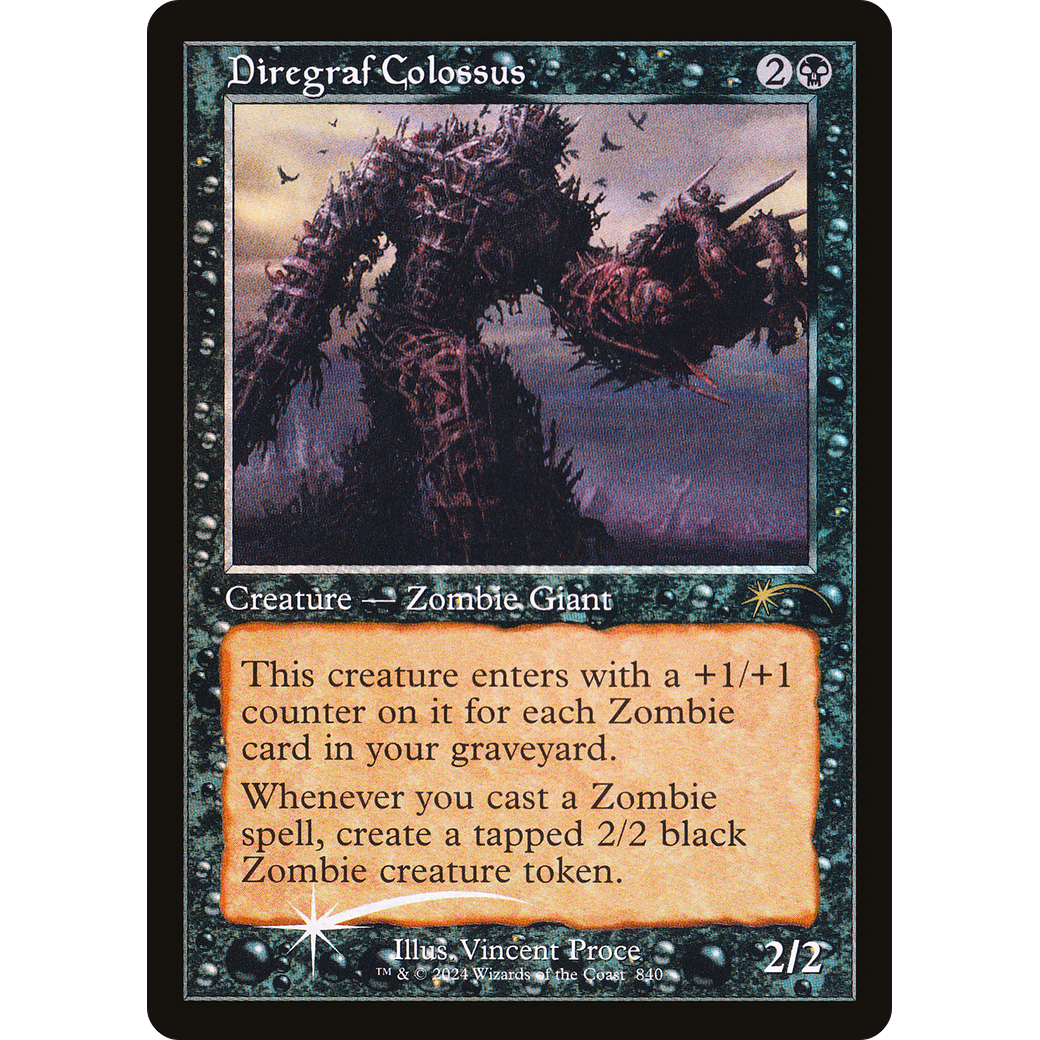 Diregraf Colossus (Retro Frame) (SLD-840) - Secret Lair Drop Foil