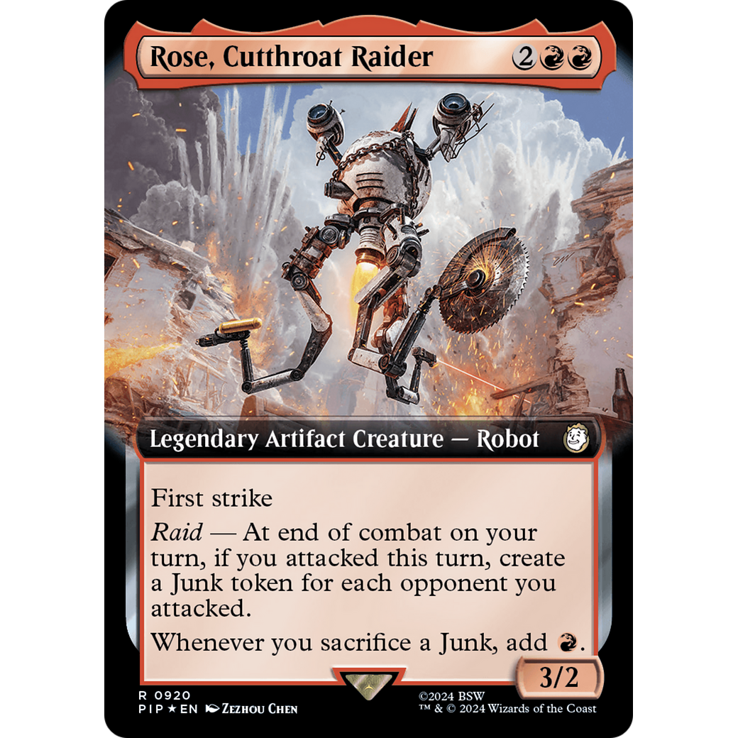 Rose, Cutthroat Raider (PIP-920) - Fallout: (Extended Art) Foil