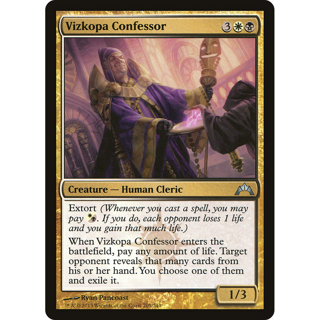 Vizkopa Confessor (GTC-205) - Gatecrash