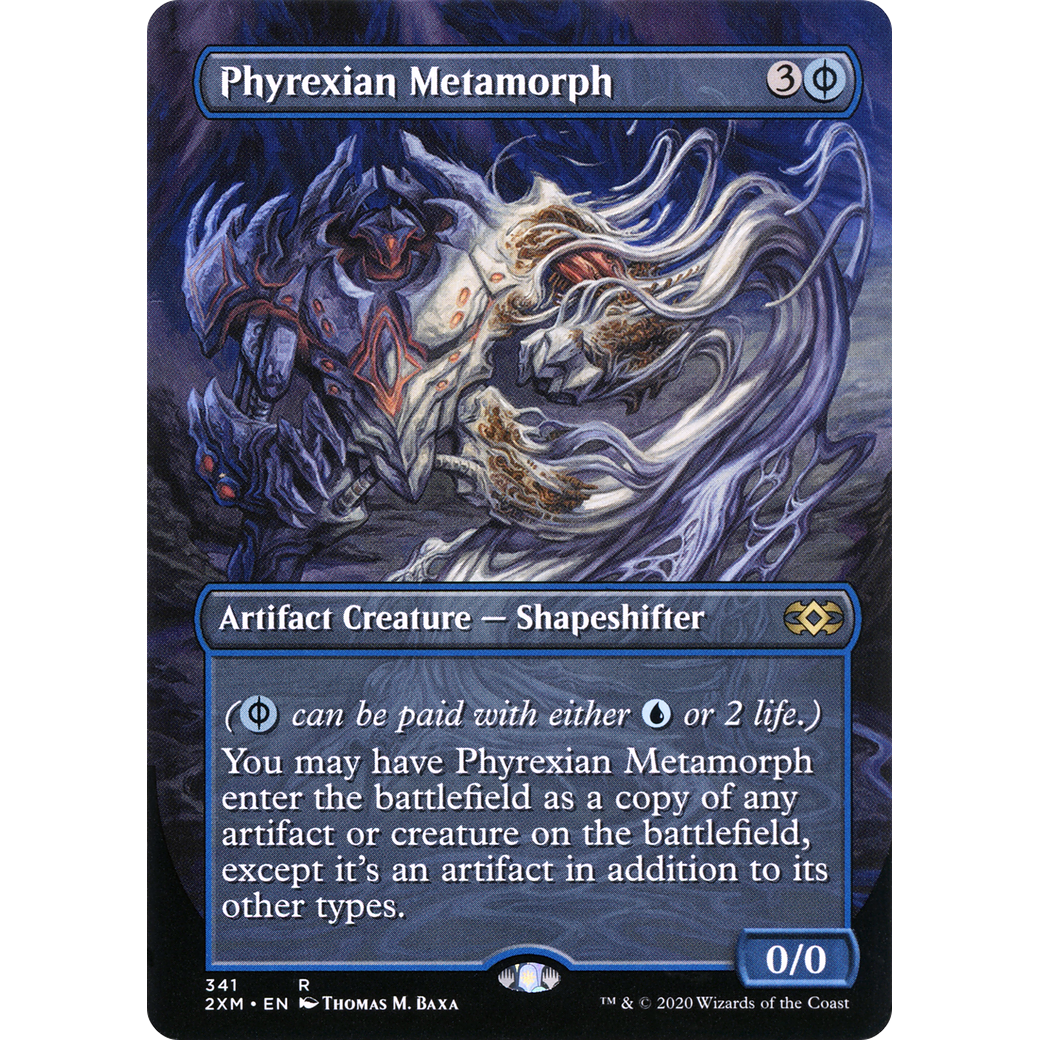 Phyrexian Metamorph (Borderless) (2XM-341) - Double Masters (Borderless) Foil
