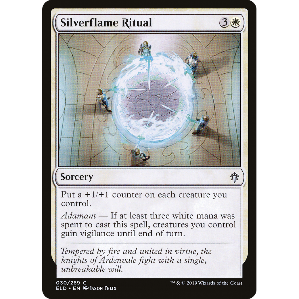 Silverflame Ritual (ELD-030) - Throne of Eldraine