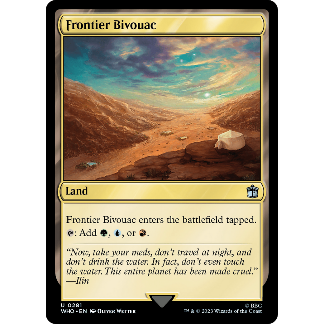 Frontier Bivouac (WHO-281) - Doctor Who