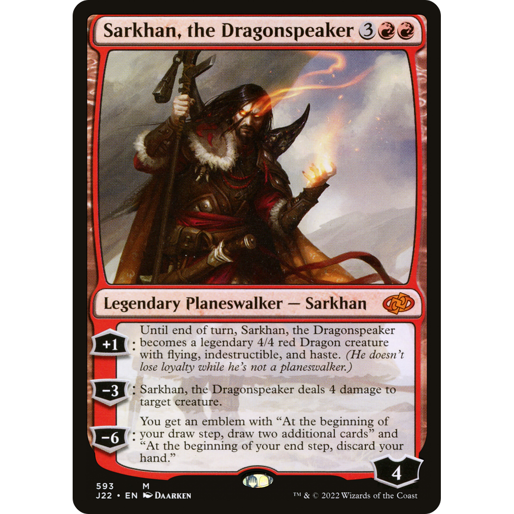 Sarkhan, the Dragonspeaker (J22-593) - Jumpstart 2022