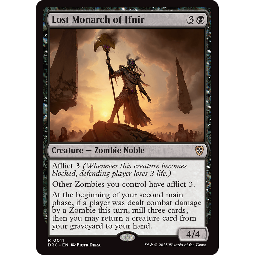 Lost Monarch of Ifnir (DRC-011) - Commander: Aetherdrift Foil