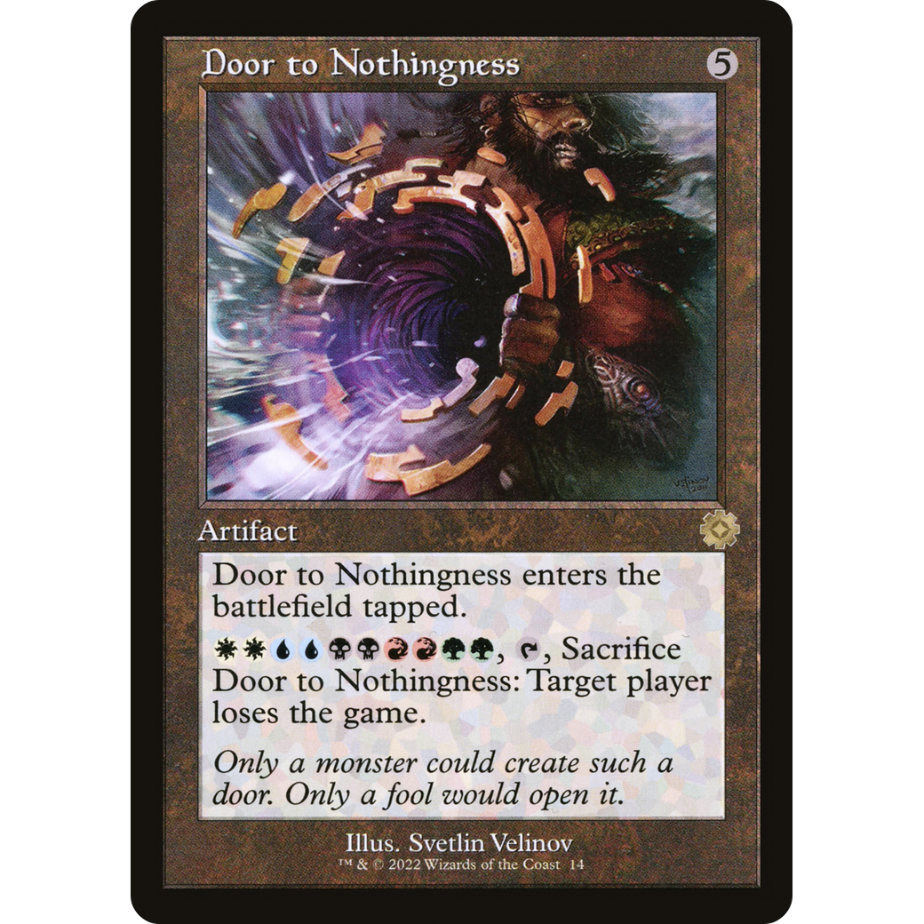 Door to Nothingness (BRR-014) - The Brothers' War Retro Artifacts Foil