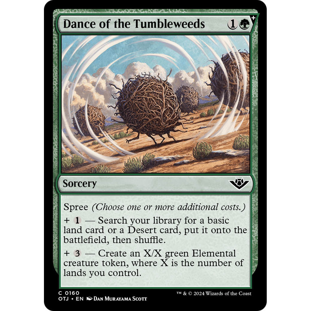 Dance of the Tumbleweeds (OTJ-160) - Outlaws of Thunder Junction: (spree) Foil
