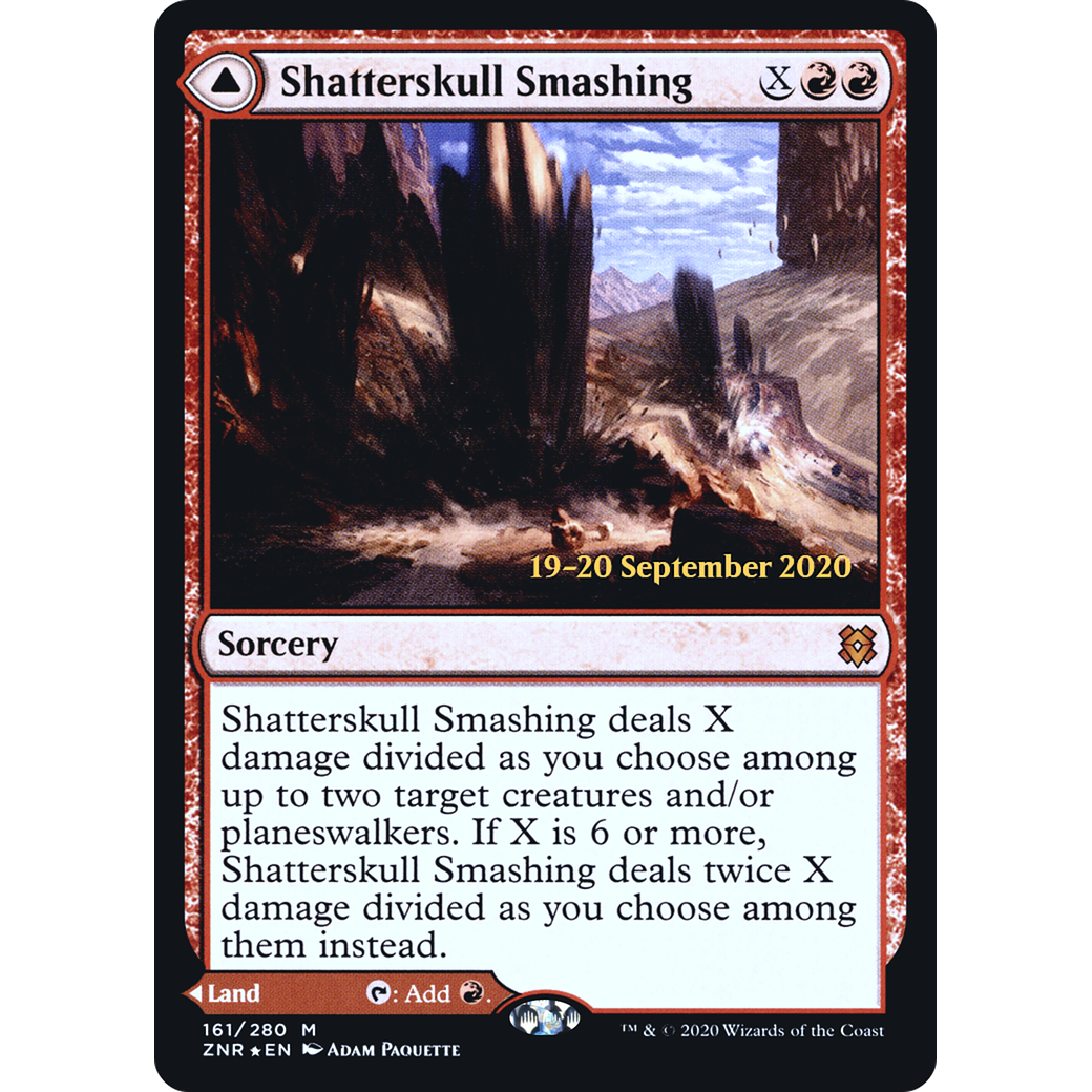 Shatterskull Smashing (PRE-161) - Zendikar Rising Promos Foil
