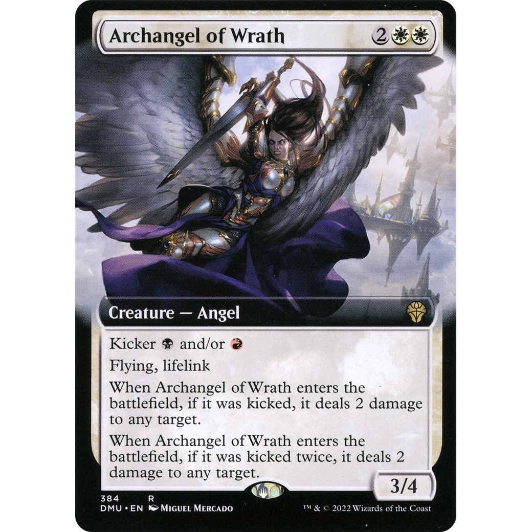 Archangel of Wrath (Extended Art) (DMU-384) - Dominaria United: (Extended Art)