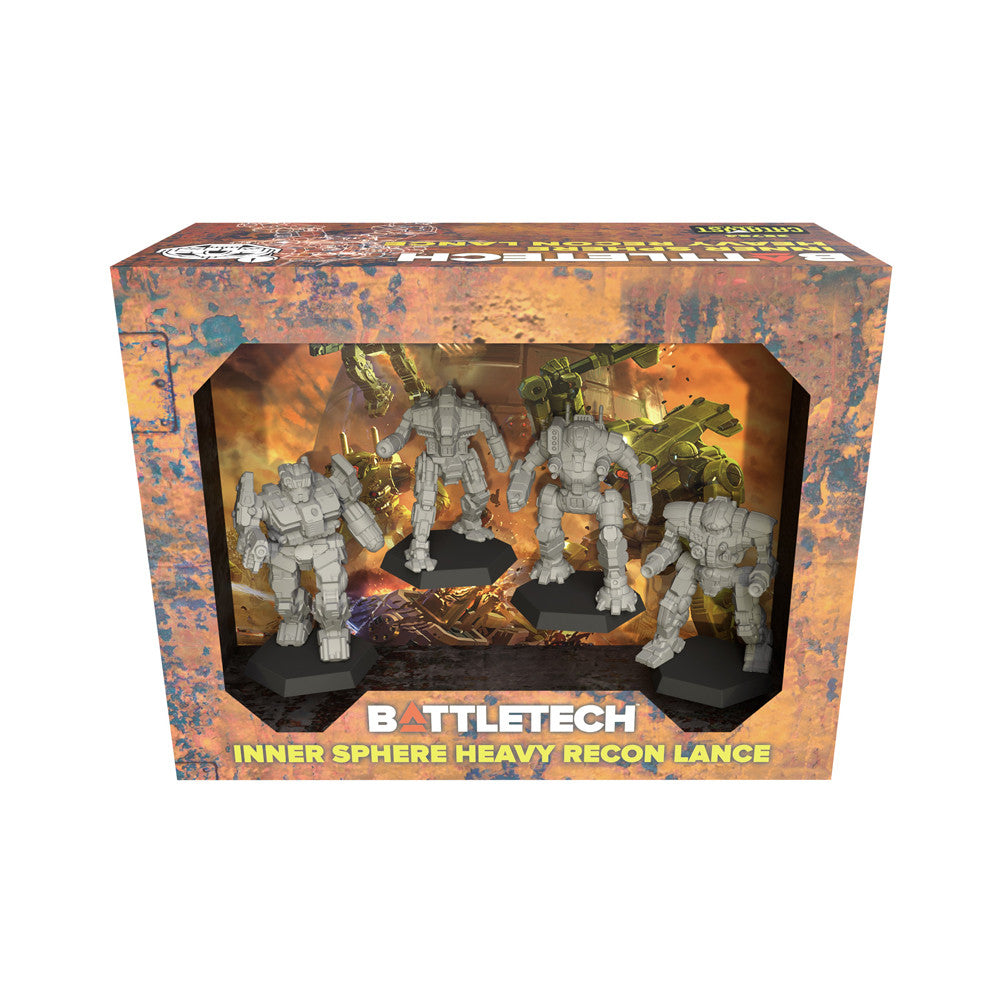 BattleTech: Inner Sphere - Heavy Recon Lance Mercenaries Force Pack (Pre-Order Expected Release 04/02/2025)