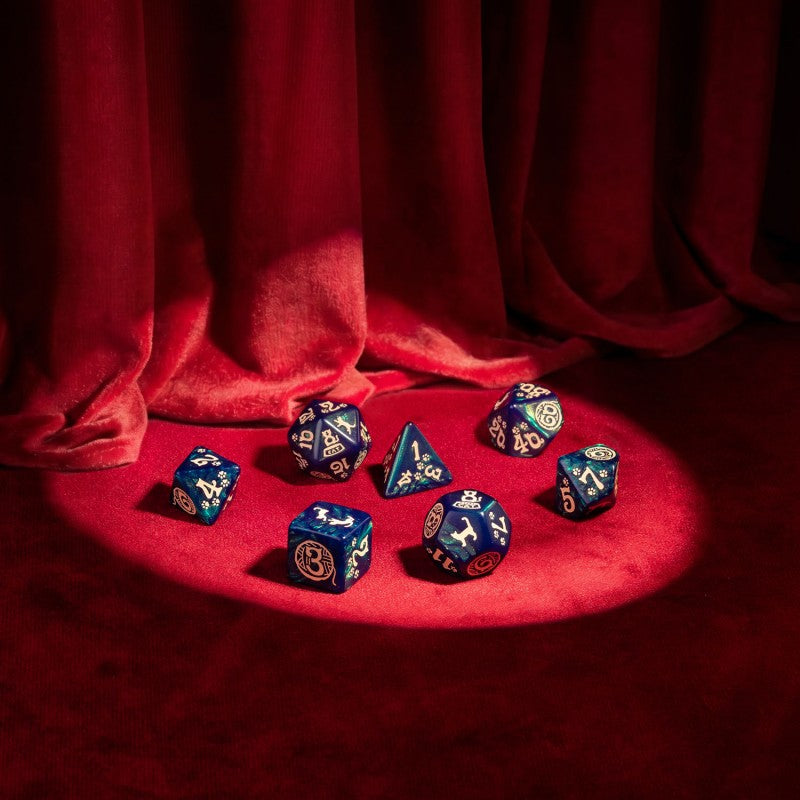 CATS: Mittens Set of 7 Polyhedral Dice