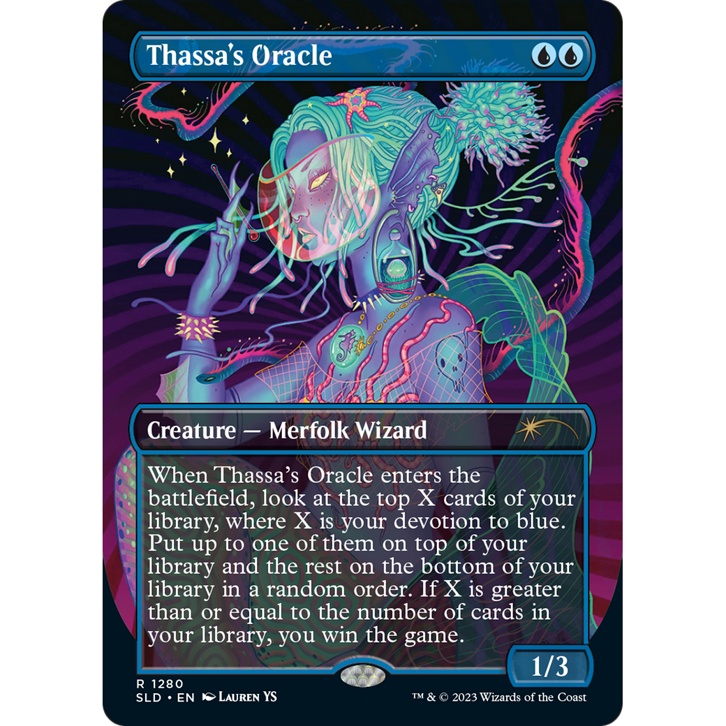 Thassa's Oracle (SLD-1280) - Secret Lair Drop (Borderless)