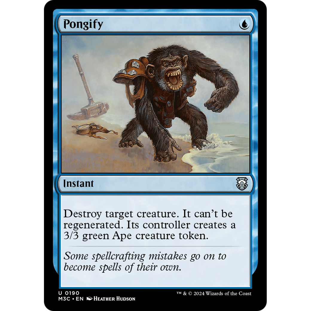 Pongify (M3C-190) - Modern Horizons 3 Commander Foil