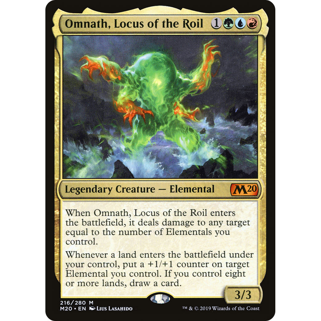 Omnath, Locus of the Roil (M20-216) - Core Set 2020
