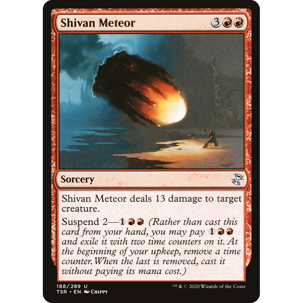 Shivan Meteor (TSR-188) - Time Spiral Remastered Foil