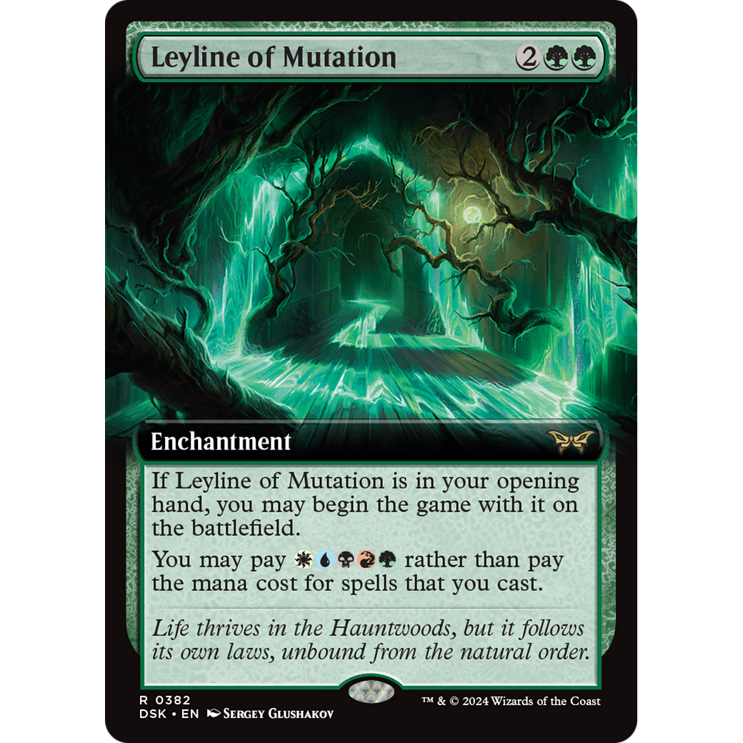 Leyline of Mutation (DSK-382) - Duskmourn: House of Horror: (Extended Art)