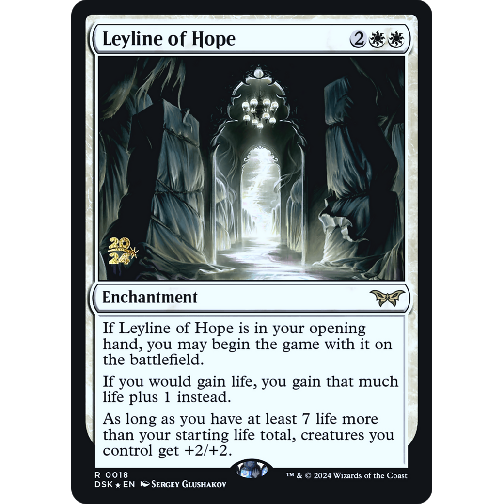 Leyline of Hope (PRE-18S) - Duskmourn: House of Horror Promos Foil