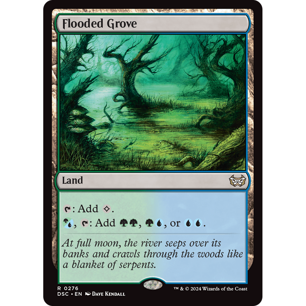Flooded Grove (DSC-276) - Duskmourn: House of Horror Commander
