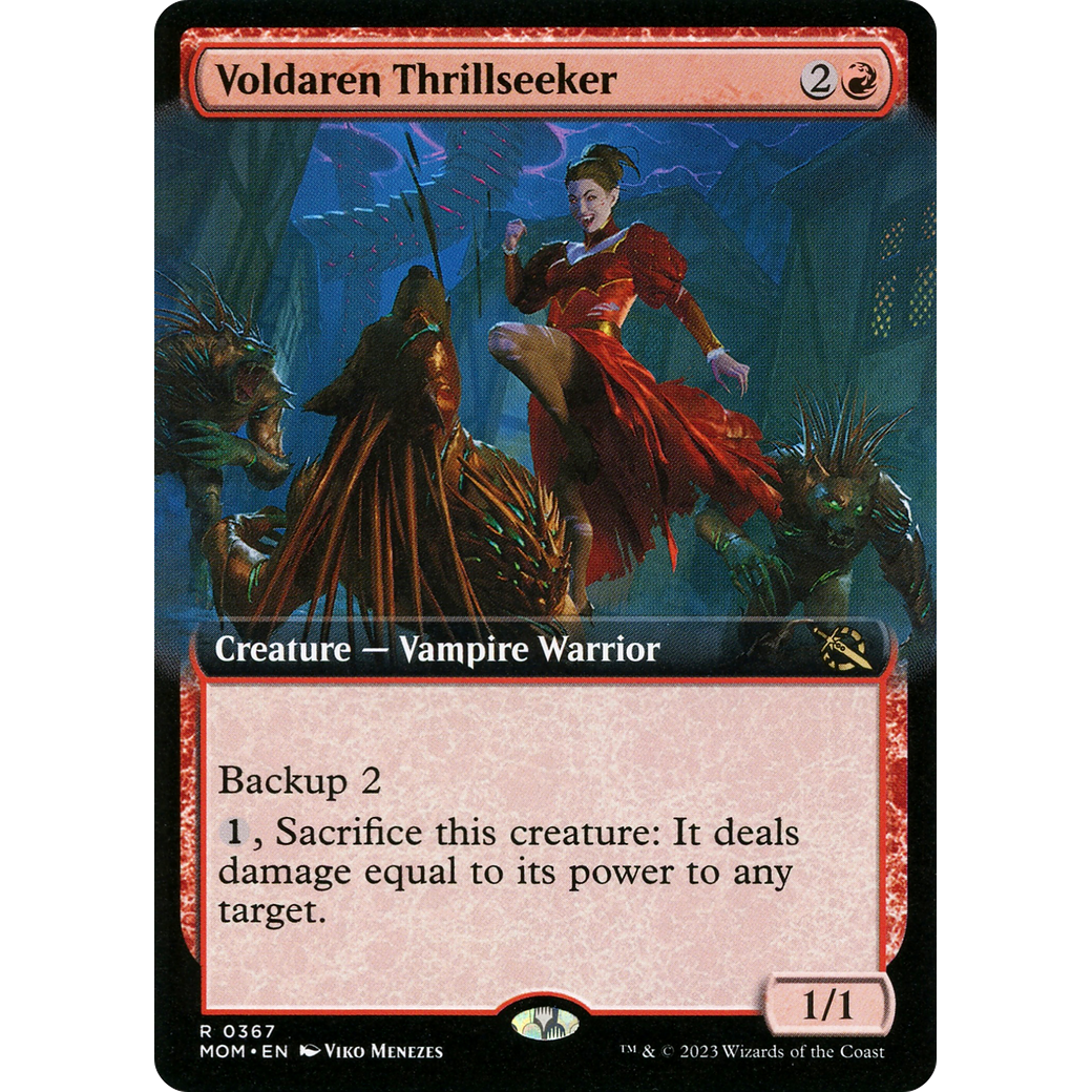 Voldaren Thrillseeker (MOM-367) - March of the Machine: (Extended Art) Foil