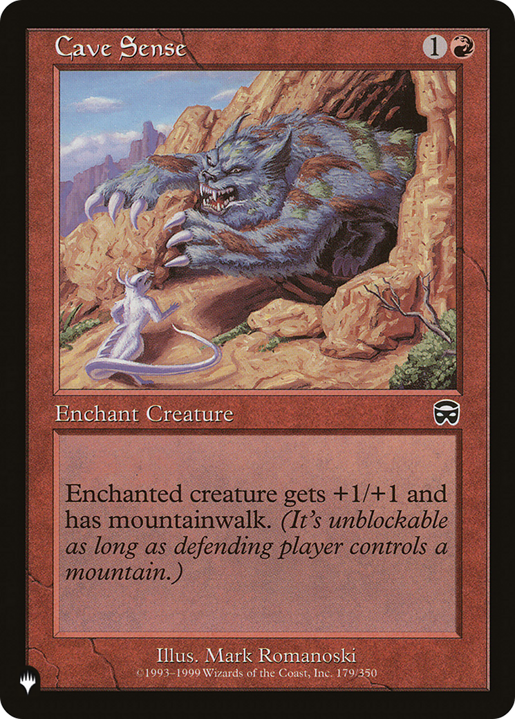 Cave Sense (LIST-179/350) - The List
