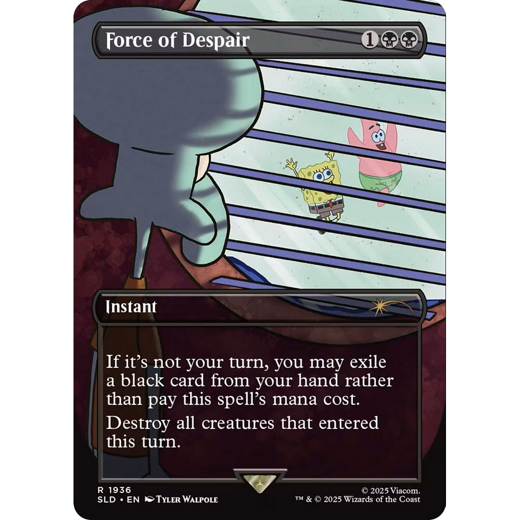 Force of Despair (SLD-1936) - Secret Lair Drop (Borderless)