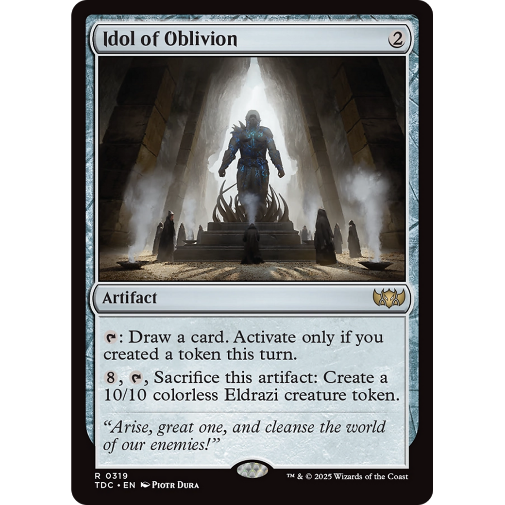 Idol of Oblivion (TDC-319) - Commander: Tarkir: Dragonstorm