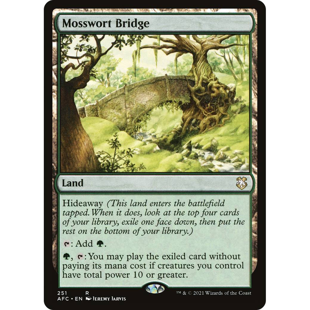 Mosswort Bridge (AFC-251) - Forgotten Realms Commander