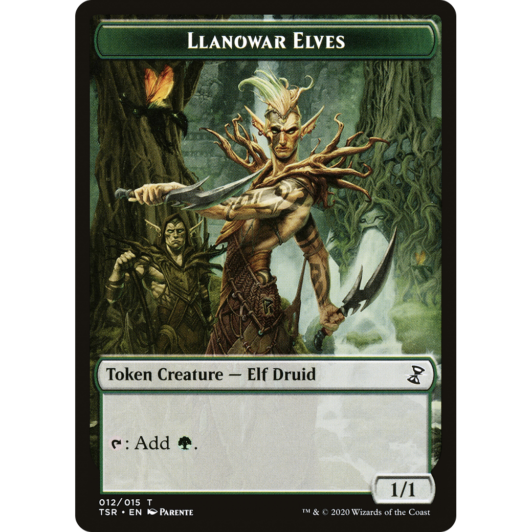 Llanowar Elves (TTSR-012) - Time Spiral Remastered Tokens