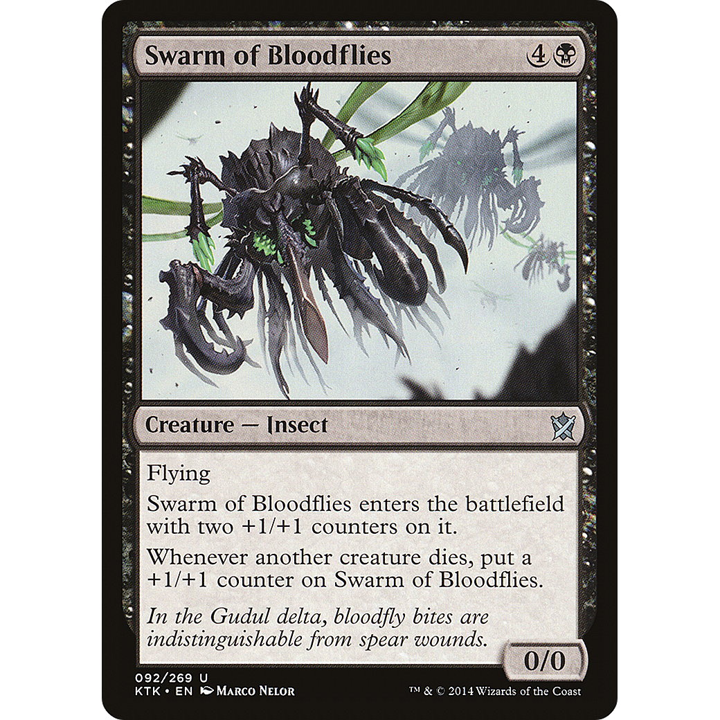 Swarm of Bloodflies (KTK-092) - Khans of Tarkir