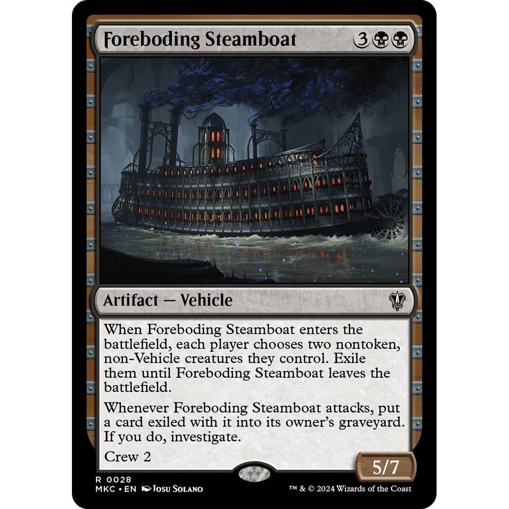 Foreboding Steamboat (MKC-028) - Murders at Karlov Manor Commander