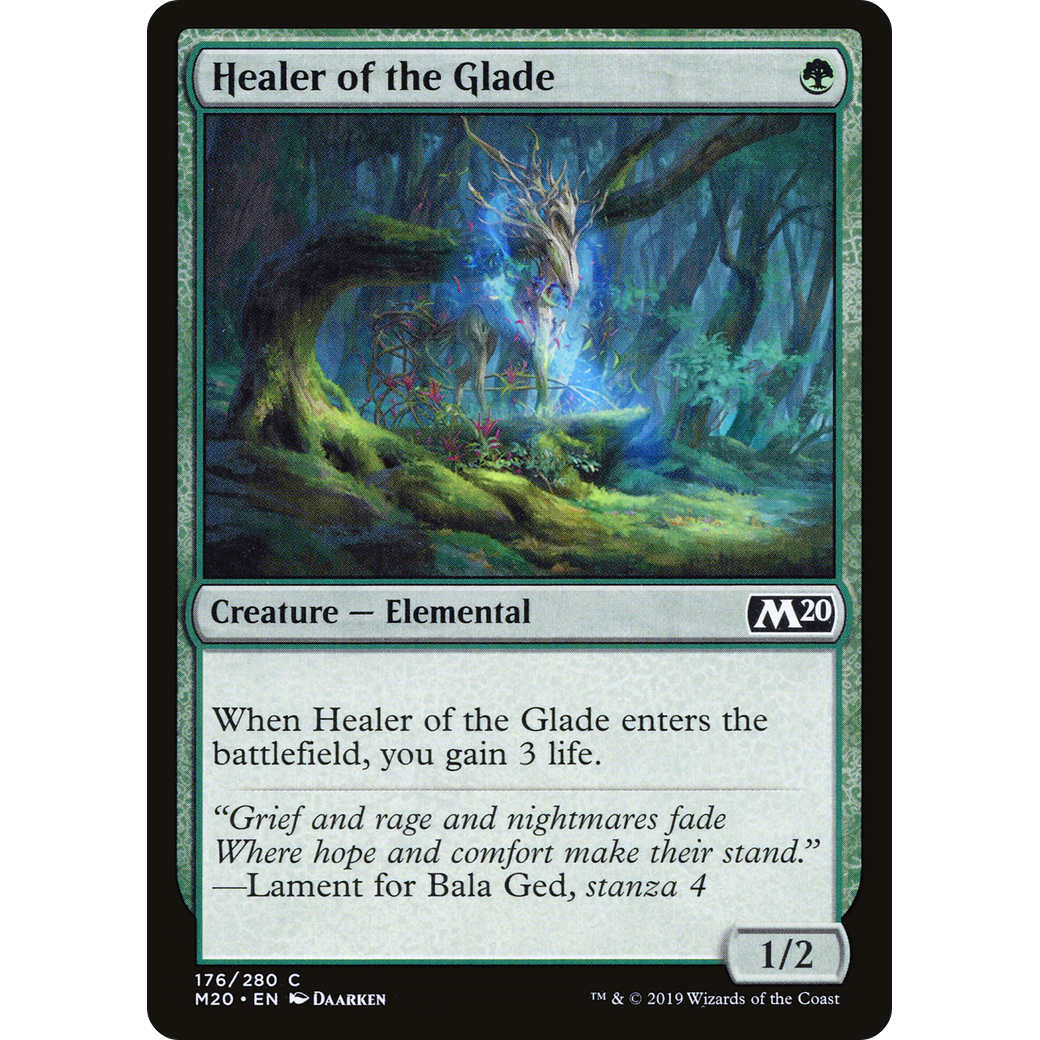 Healer of the Glade (M20-176) - Core Set 2020