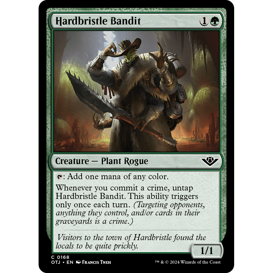 Hardbristle Bandit (OTJ-168) - Outlaws of Thunder Junction Foil