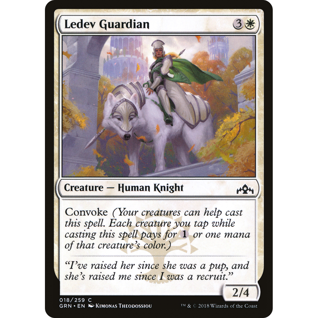 Ledev Guardian (GRN-018) - Guilds of Ravnica