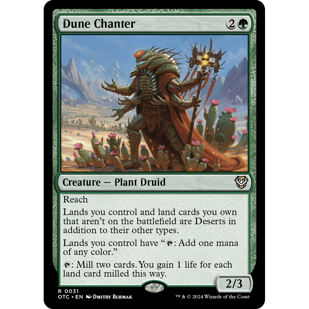 Dune Chanter (OTC-031) - Outlaws of Thunder Junction Commander