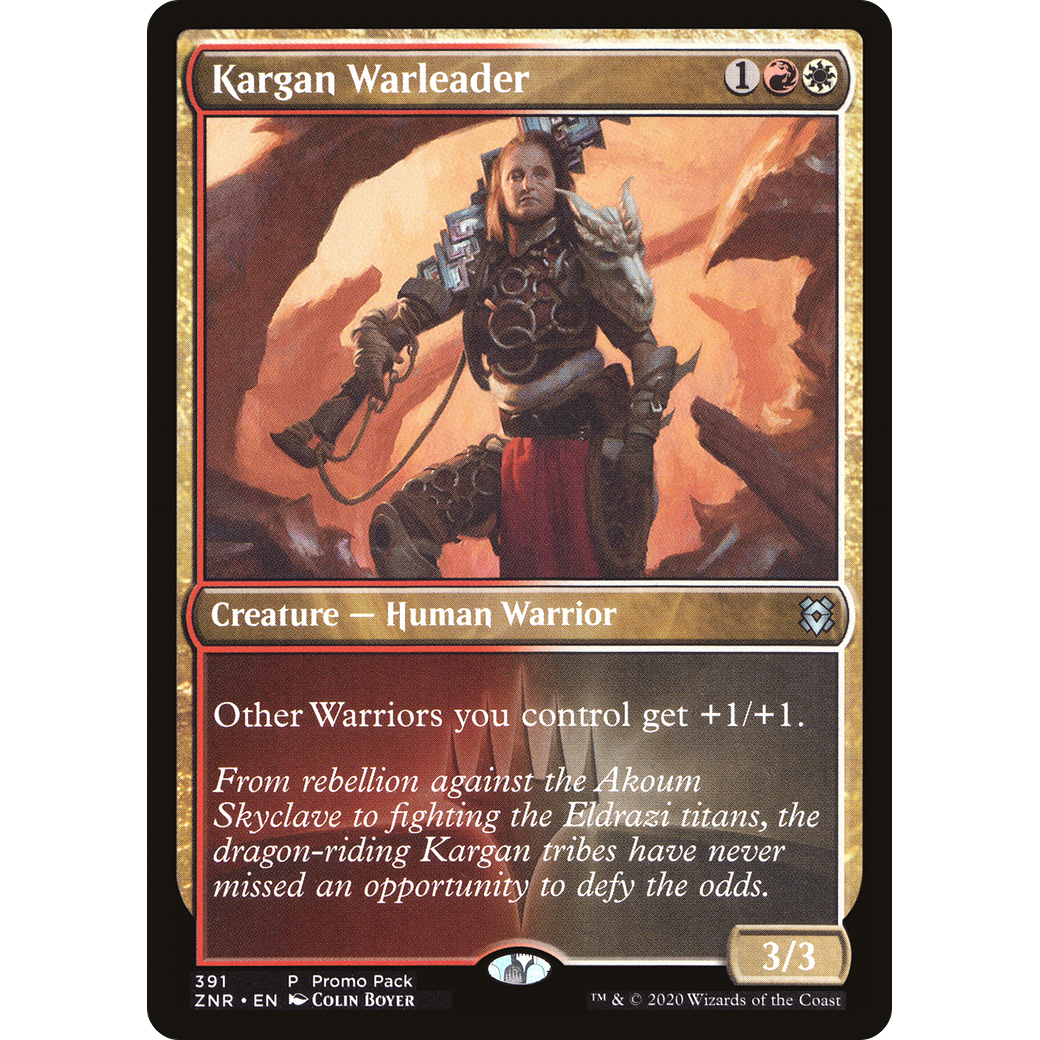 Kargan Warleader (PPZNR-391) - Zendikar Rising