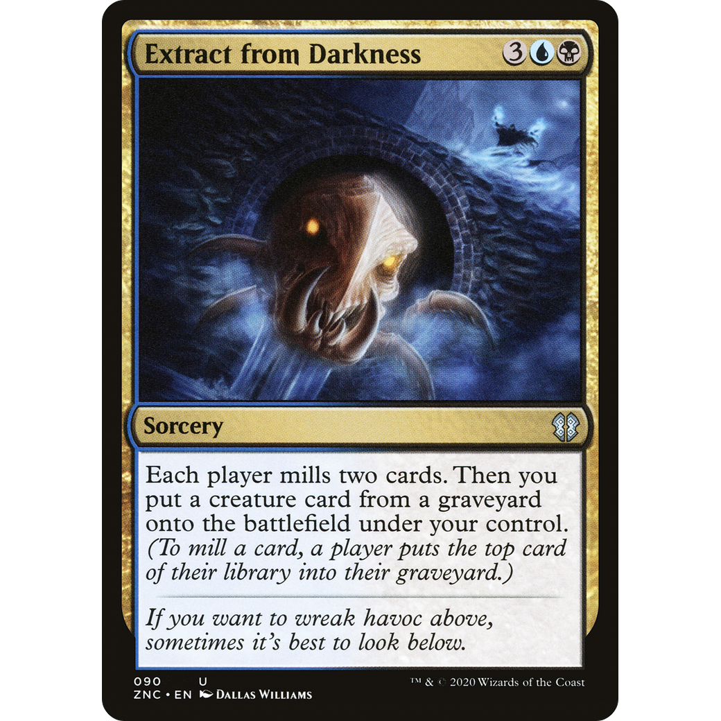Extract from Darkness (ZNC-090) - Zendikar Rising Commander