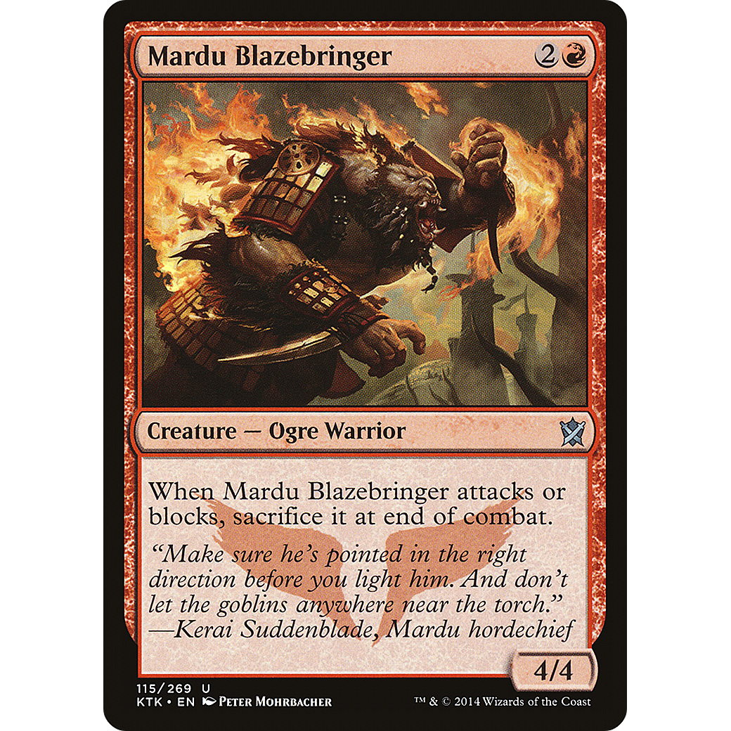 Mardu Blazebringer (KTK-115) - Khans of Tarkir Foil